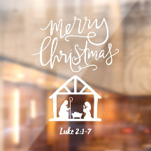 Weihnachtskrippe Frohe Weihnachten Weiß