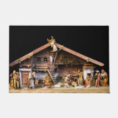 Weihnachtskrippe Fußmatte (Vorderseite)