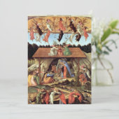 Weihnachtskrippe, Geburt Christi von Botticelli (Stehend Vorderseite)
