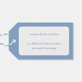 Weihnachtskrippe, Geburt Christi von Botticelli Geschenkanhänger (Rückseite Horizontal)