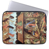 Weihnachtskrippe, Geburt Christi von Botticelli Laptopschutzhülle (Vorderseite)