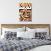 Weihnachtskrippe, Geburt Christi von Botticelli Leinwanddruck (Insitu (Schlafzimmer))