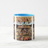 Weihnachtskrippe, Geburt Christi von Botticelli Tasse (Zentrum)