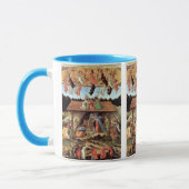 Weihnachtskrippe, Geburt Christi von Botticelli Tasse (Links)