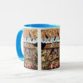 Weihnachtskrippe, Geburt Christi von Botticelli Tasse (Vorderseite Links)