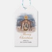 Weihnachtskrippe Geschenkanhänger (Vorderseite)