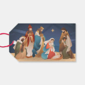 Weihnachtskrippe Geschenkanhänger (Rückseite Horizontal)