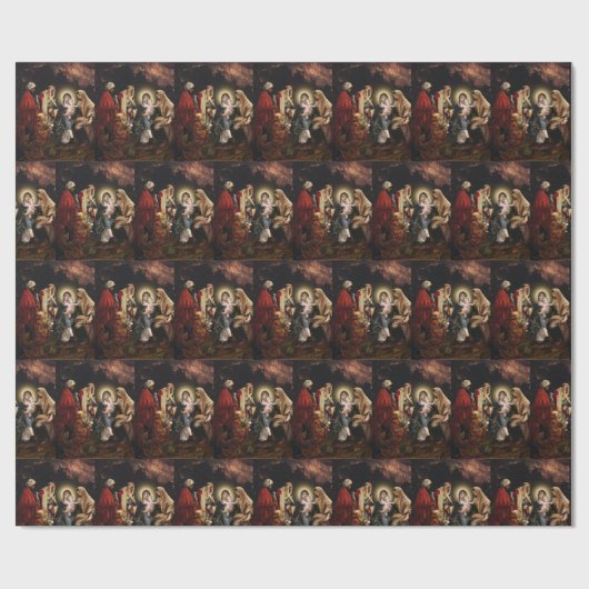 Weihnachtskrippe Geschenkpapier (Flach)