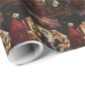 Weihnachtskrippe Geschenkpapier (Rolleneckpunkt)