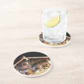 Weihnachtskrippe Getränkeuntersetzer (Seite)