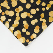 Weihnachtskrippe Goldschwarzer Familienname Fleecedecke (Ecke)