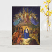 Weihnachtskrippe Grußkarte Ernst Deger Karte (Gelbe Blume)