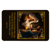 Weihnachtskrippe Heilige Familie Religiös Magnet (Horizontal)