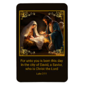 Weihnachtskrippe Heilige Familie Religiös Magnet (Vertikal)