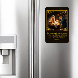 Weihnachtskrippe Heilige Familie Religiös Magnet