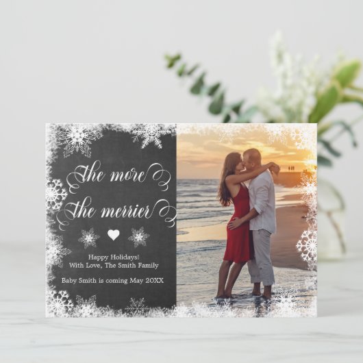 Weihnachtskrippe im Schnee-Foto Ankündigung von Ka (Stehend Vorderseite)