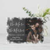 Weihnachtskrippe im Schnee-Foto Ankündigung von Ka (Stehend Vorderseite)