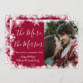 Weihnachtskrippe im Schnee-Foto Ankündigung von Ka (Vorne/Hinten)