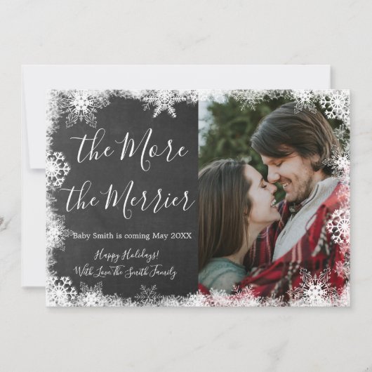 Weihnachtskrippe im Schnee-Foto Ankündigung von Ka (Vorderseite)