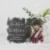 Weihnachtskrippe im Schnee-Foto Ankündigung von Ka (Stehend Vorderseite)