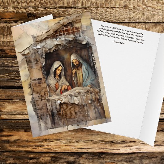 Weihnachtskrippe Jesaja nennt Christus Weihnachtsk