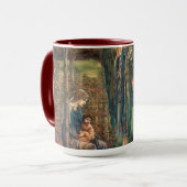 Weihnachtskrippe Jesus Adoration Jones Tasse (Vorderseite Links)