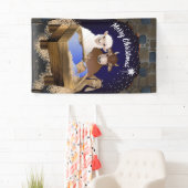Weihnachtskrippe Jesus Banner (Insitu)