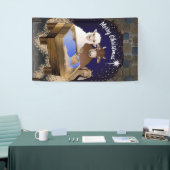 Weihnachtskrippe Jesus Banner (Messeveranstaltung)