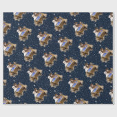 Weihnachtskrippe Jesus Geschenkpapier (Flach)