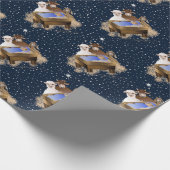 Weihnachtskrippe Jesus Geschenkpapier (Ecke)