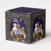 Weihnachtskrippe Jesus Geschenkschachtel (Vorderseite)
