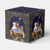 Weihnachtskrippe Jesus Geschenkschachtel (Rückseite)