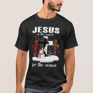 Weihnachtskrippe Jesus ist der Grund für das Meer T-Shirt
