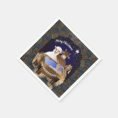 Weihnachtskrippe Jesus Serviette (Ecke)