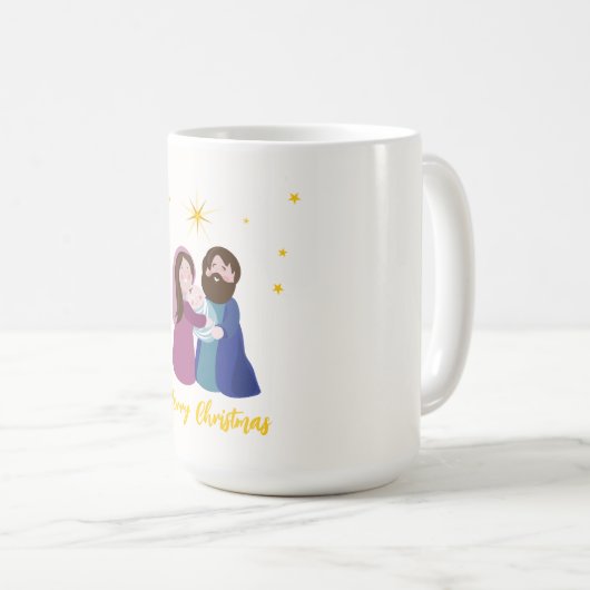 Weihnachtskrippe Kaffeetasse (VorderseiteRechts)