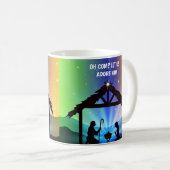 Weihnachtskrippe Kaffeetasse (VorderseiteRechts)