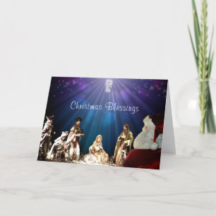 Weihnachtskrippe Karte