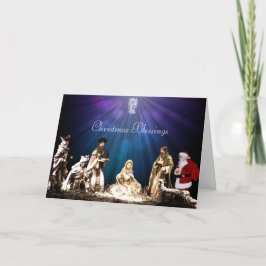 Weihnachtskrippe Karte