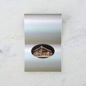 Weihnachtskrippe Karte (Innenseite)