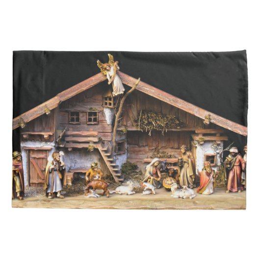 Weihnachtskrippe Kissenbezug (Rückseite)