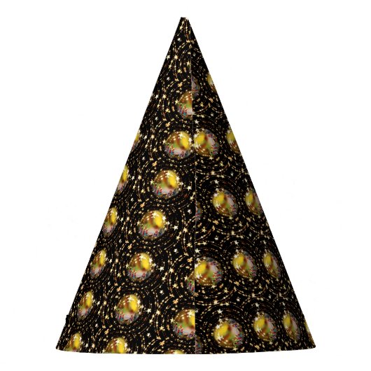 Weihnachtskrippe Krippe Baubles Starry Chic Partyhütchen (Rückseite)