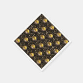 Weihnachtskrippe Krippe Baubles Starry Chic Serviette (Ecke)