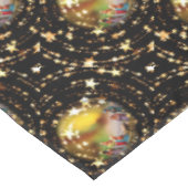 Weihnachtskrippe Krippe Szene Baubles Star Muster Tischdecke (Schrägansicht)