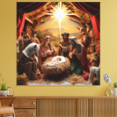 Weihnachtskrippe Leinwanddruck (Insitu (Wohnzimmer))