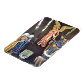 Weihnachtskrippe. M,J,Angel. Sanibel Is., USA Magnet (Linke Seite)