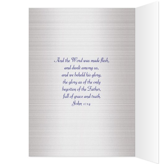 Weihnachtskrippe Madonna und Kinderkarte (Innen (Links))