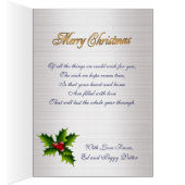 Weihnachtskrippe Madonna und Kinderkarte (Innen (Rechts))