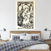 Weihnachtskrippe Madonna und Kinderkind Jungfrau M Leinwanddruck (Insitu (Schlafzimmer))