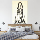 Weihnachtskrippe Madonna und Kinderkind Jungfrau M Leinwanddruck (Insitu (Schlafzimmer))