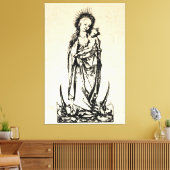 Weihnachtskrippe Madonna und Kinderkind Jungfrau M Leinwanddruck (Insitu (Wohnzimmer))